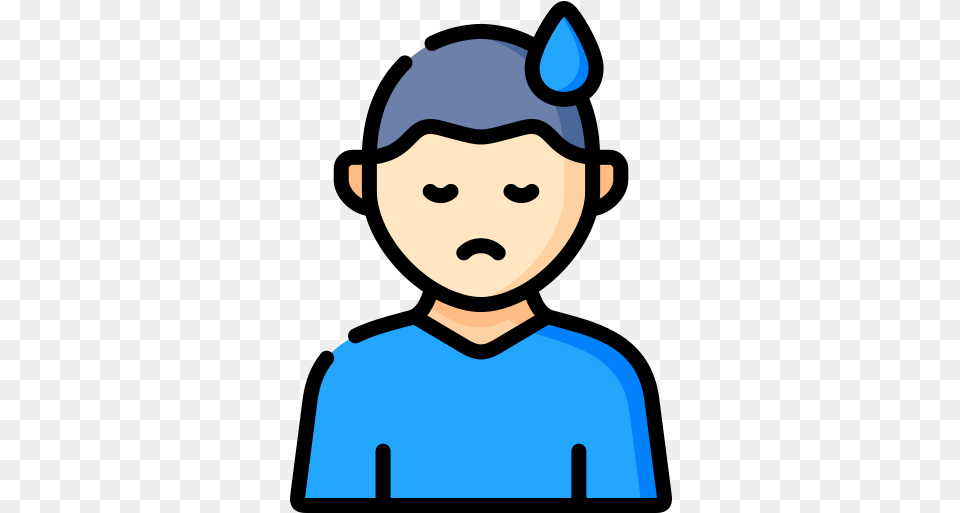 Pin Sad Person Icon, Baseball Cap, Cap, Clothing, People Free Png Download