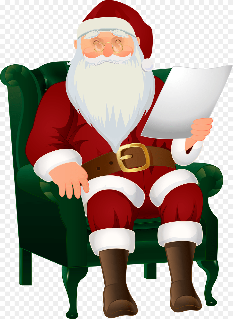 Pin Santa Clipart Transparent Santa Sitting Clipart, Baby, Person, Christmas, Festival Free Png Download