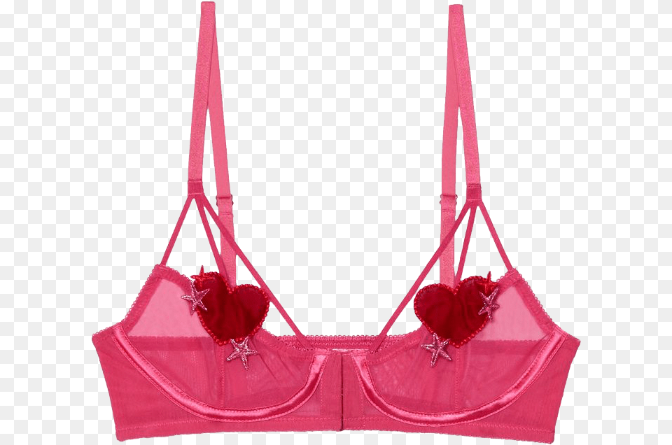 Pin Savage Fenty Heart Bra, Accessories, Bag, Clothing, Handbag Free Png Download