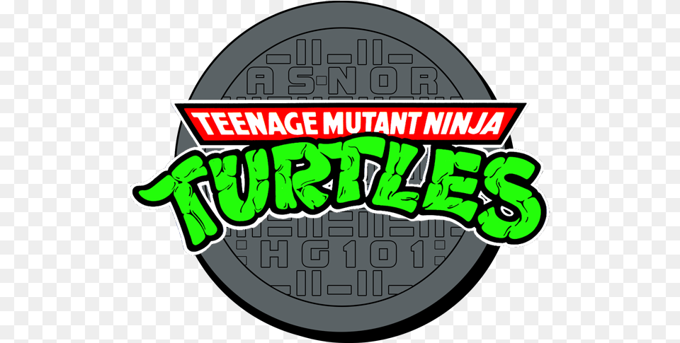 Pin Teenage Mutant Ninja Turtles Logo, Sticker, Green, Dynamite, Text Free Transparent Png