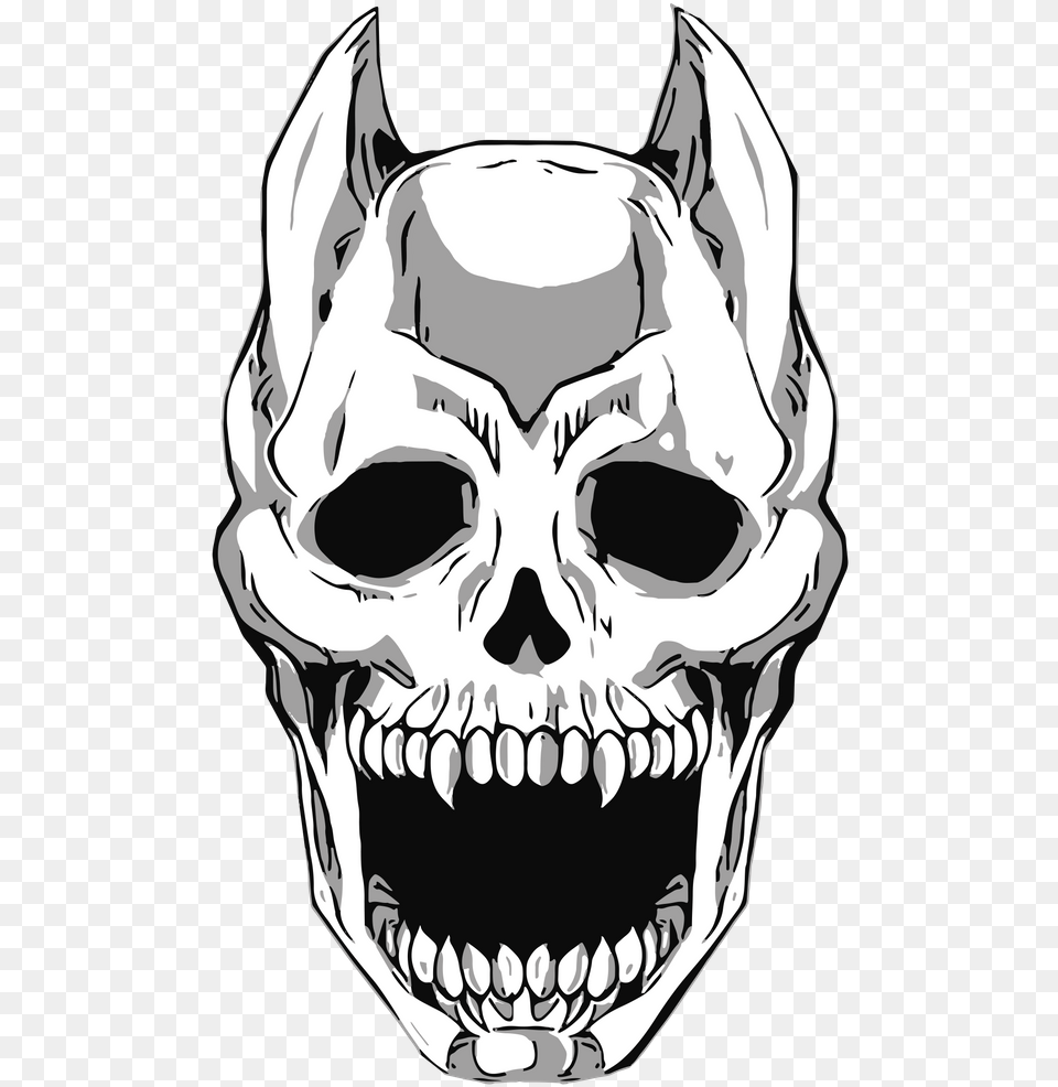 Pin Transparent Killer Queen Skull, Person, Stencil Free Png Download