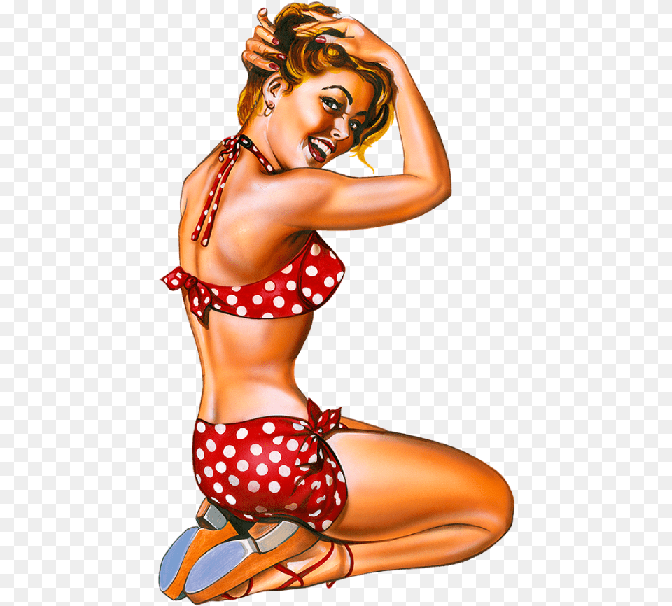Pin Up Girl, Adult, Clothing, Female, Person Free Png Download