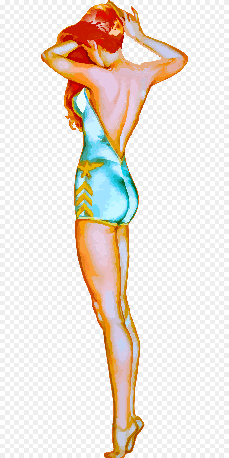 Pin Up Girl Clipart, Adult, Person, Modern Art, Woman Free Png Download