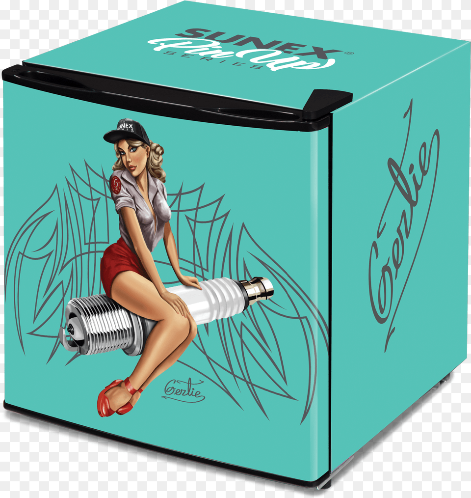 Pin Up Girl Magic Chef Refrigerator, Adult, Female, Person, Woman Png