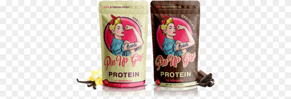 Pin Up Girl Protein, Advertisement, Person Free Transparent Png