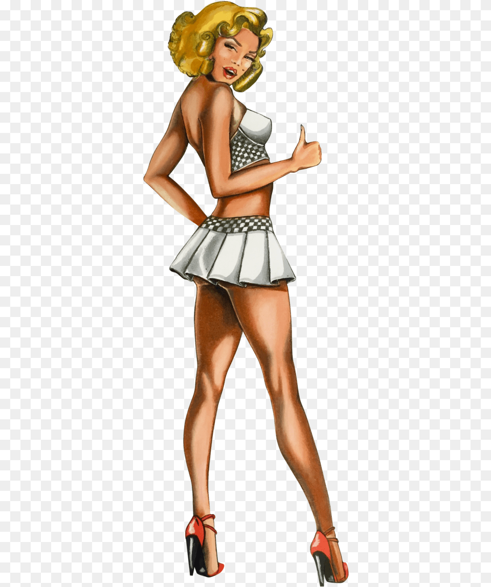 Pin Up Girl Series Costume Hat, Adult, Shoe, Person, High Heel Free Transparent Png