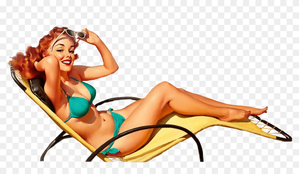 Pin Up Girls Library Library Mafia 3 Vargas Paintings, Woman, Person, Swimwear, Female Png Image