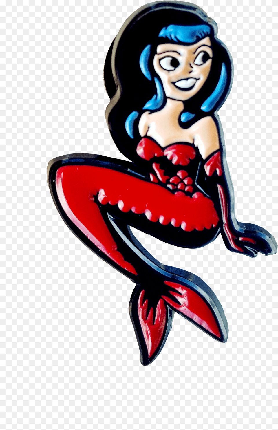 Pin Up Mermaid Fictional Character, Baby, Person, Face, Head Free Png Download