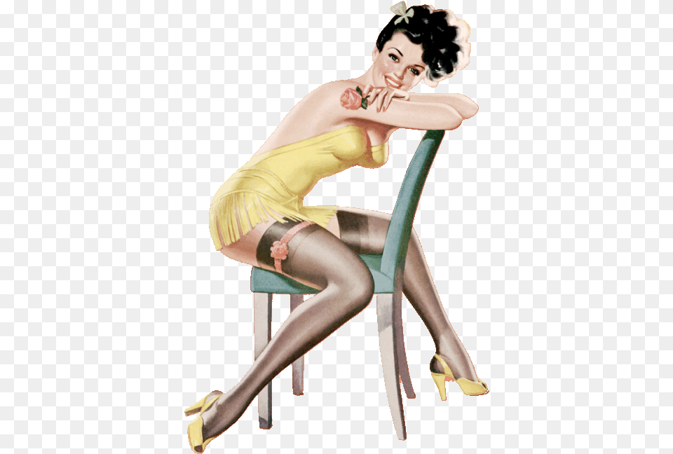 Pin Up Tubes Pin Up, Adult, Clothing, Female, Footwear Png Image