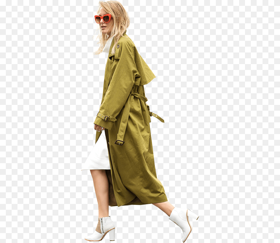 Pin Walking People Cut Out, Adult, Person, Overcoat, Woman Free Png Download