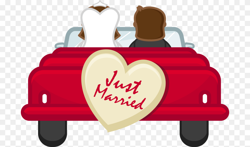 Pin Wedding Clipart Free Download Just Married Car, Amusement Park, Fun, Roller Coaster, Dynamite Png