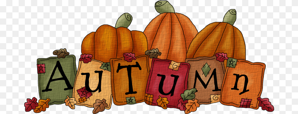 Pin Welcome Autumn Clipart, Food, Plant, Produce, Pumpkin Png Image
