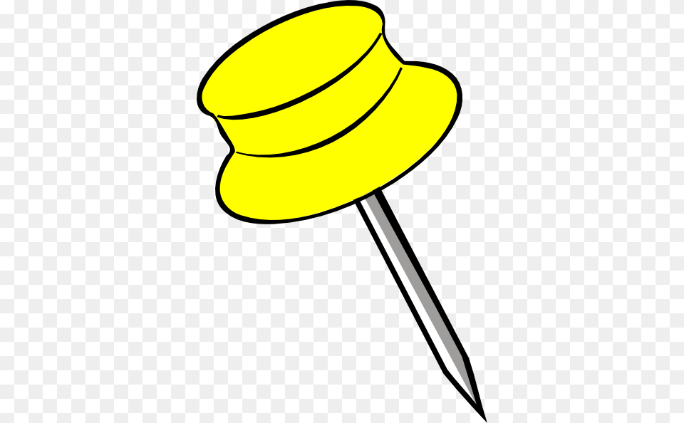 Pin Yellow Clip Art Bullet Points Clip Art, Clothing, Hat Free Transparent Png