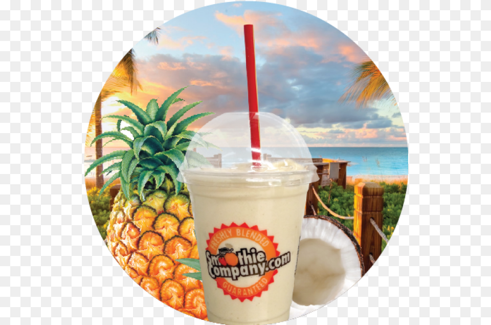 Pina Colada Archives Smoothie Company Lifestyle Pineapple, Food, Fruit, Plant, Produce Png Image