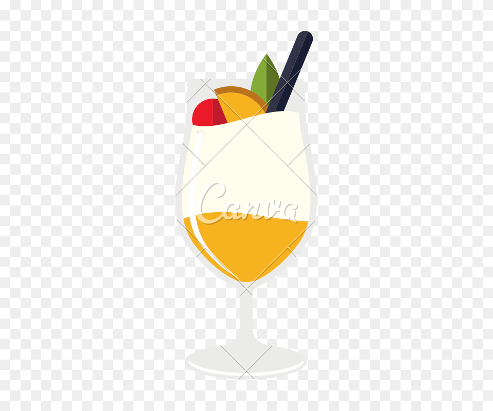 Pina Colada Cocktail In Glass, Beverage, Juice, Alcohol Free Transparent Png
