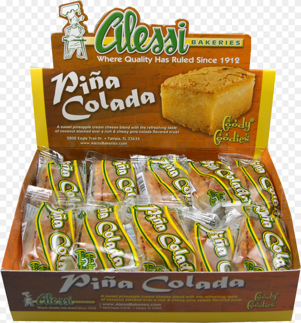 Pina Colada Display Box Convenience Food, Bread, Sweets, Person Free Transparent Png