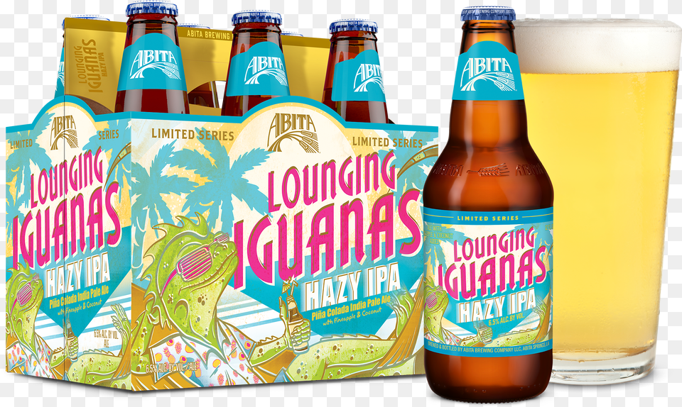 Pina Colada Ipa Beer, Alcohol, Lager, Bottle, Beverage Png