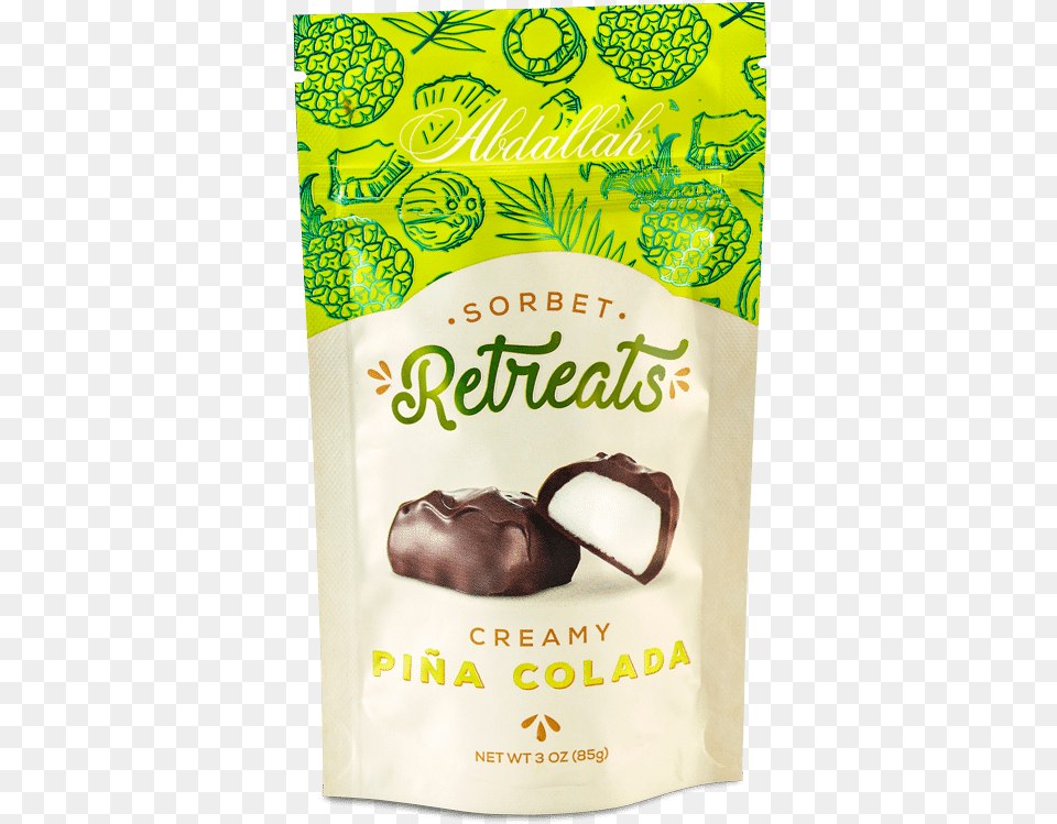 Pina Colada Sorbet Candy Chocolate, Food, Sweets Free Png Download