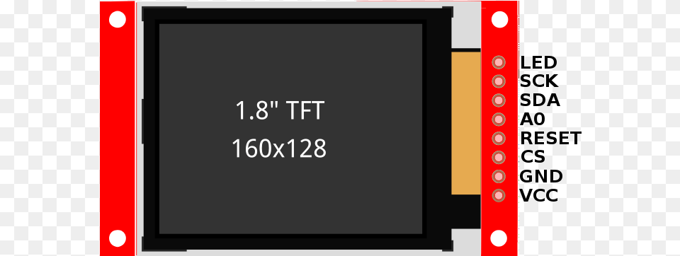 Pinagem Display Tft Led Backlit Lcd Display, Electronics, Screen, Computer Hardware, Hardware Png Image