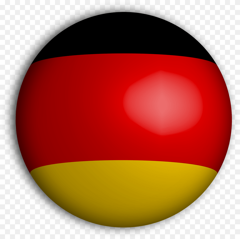 Pinart Vector Of D Germany Flag Ball Transparent, Sphere Png Image