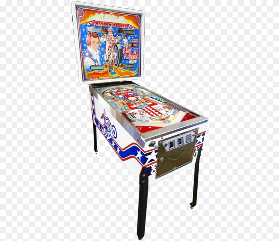 Pinball Evel Knievel Pinball Machine, Baby, Person, Arcade Game Machine, Game Free Png