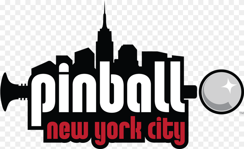 Pinball Nyc, Lighting, Logo, Text, City Png