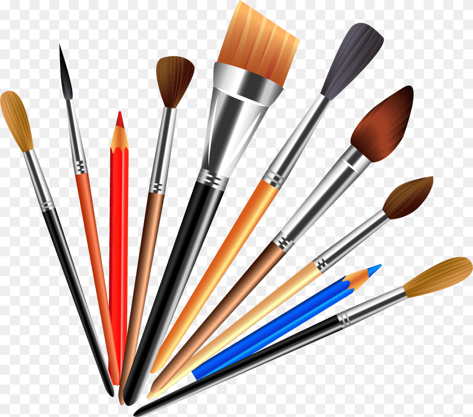 Pincel Kuas Vector, Brush, Device, Spear, Tool Free Png Download