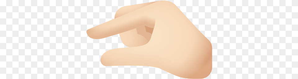 Pinching Hand Light Skin Tone Icon Transparent Background Pinch Emoji, Body Part, Finger, Person, Wrist Free Png Download