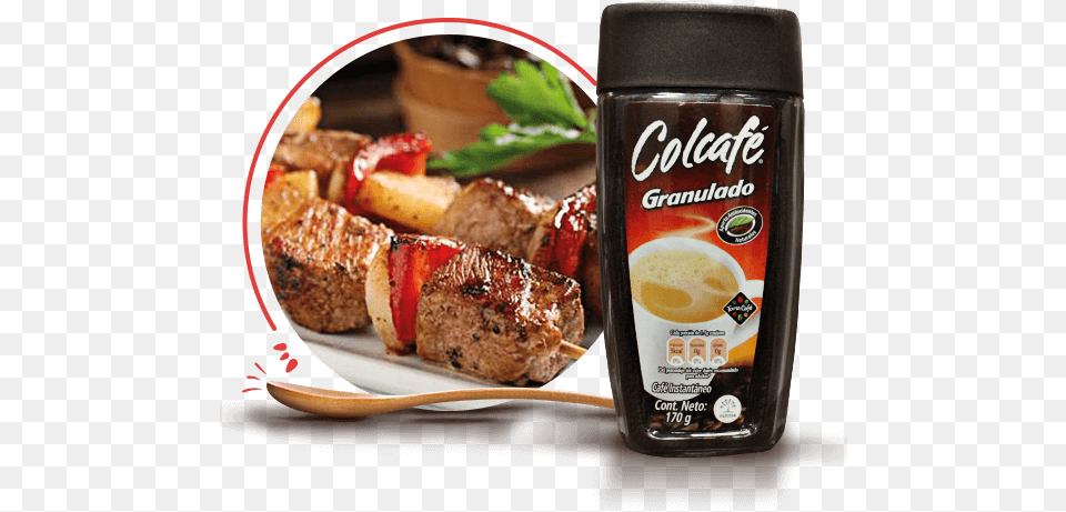 Pinchos De Caf Colcafe Cafe Instantaneo 6 Oz, Food, Meat, Steak, Lunch Png Image