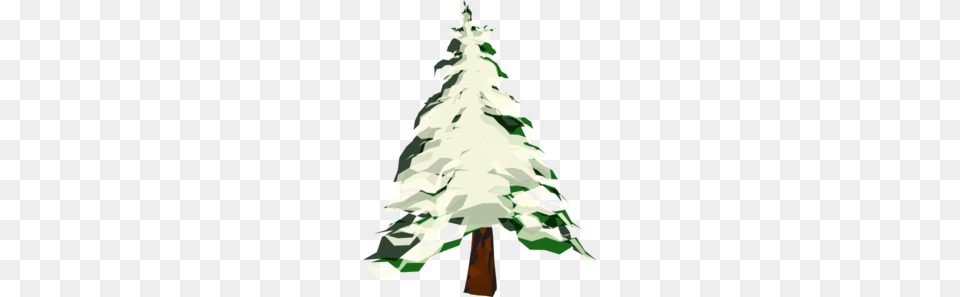 Pine Clipart Snowy, Tree, Plant, Fir, Christmas Png Image