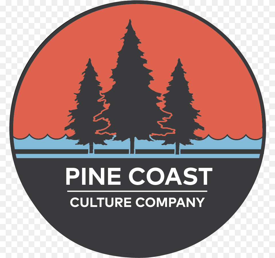 Pine Coast Culture Company Christmas Tree, Logo, Sticker, Plant, Advertisement Free Png
