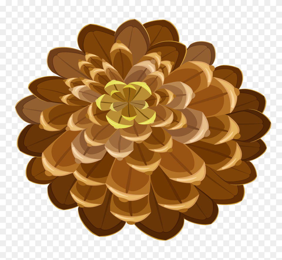 Pine Cone, Dahlia, Flower, Plant, Chess Free Png