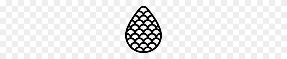 Pine Cone Icons Noun Project, Gray Free Png