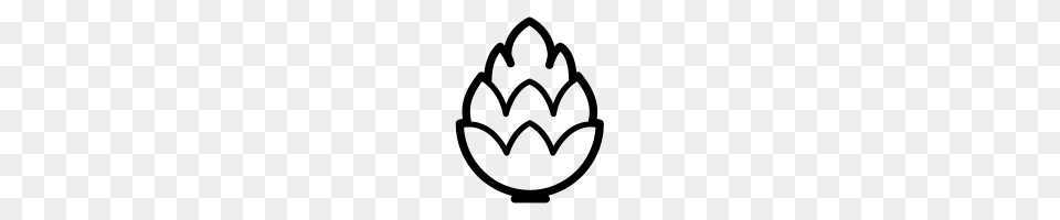 Pine Cone Icons Noun Project, Gray Png Image