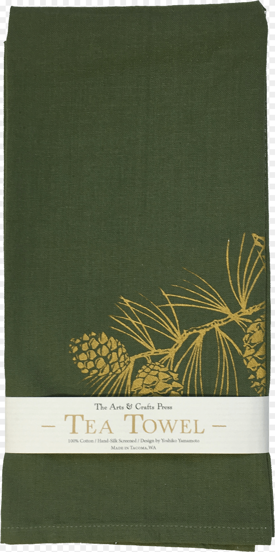 Pine Cone Towel, Book, Publication, Home Decor, Plant Free Transparent Png