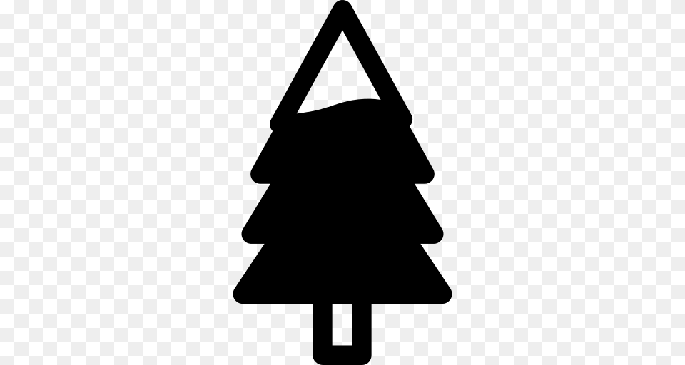 Pine Icon, Gray Png Image