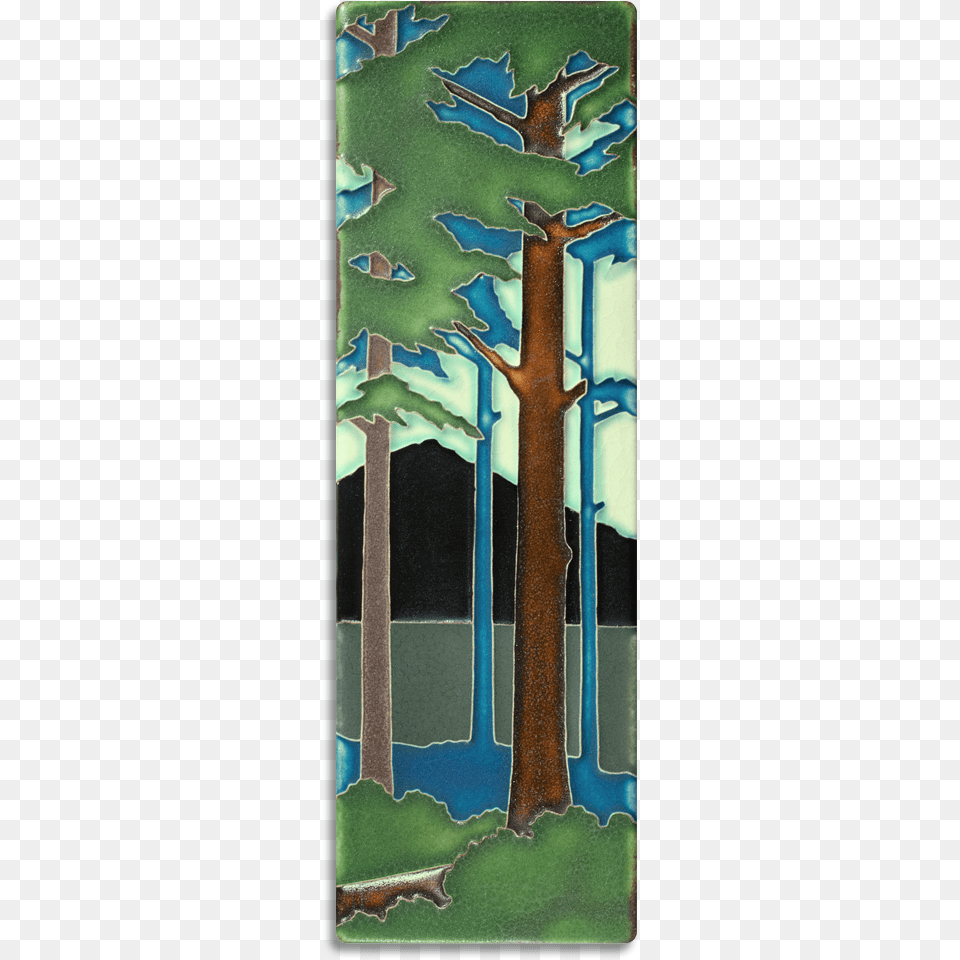 Pine Landscape Tile, Art, Painting, Modern Art, Cross Png