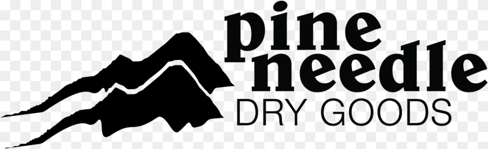 Pine Neede Dry Goods Logo Black, Text Png