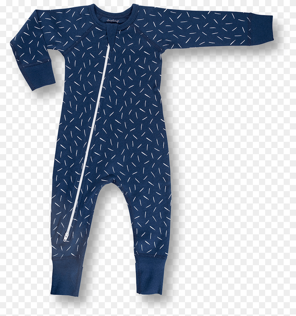 Pine Needle Zip Romper Pajamas, Clothing, Long Sleeve, Sleeve, Shirt Free Png