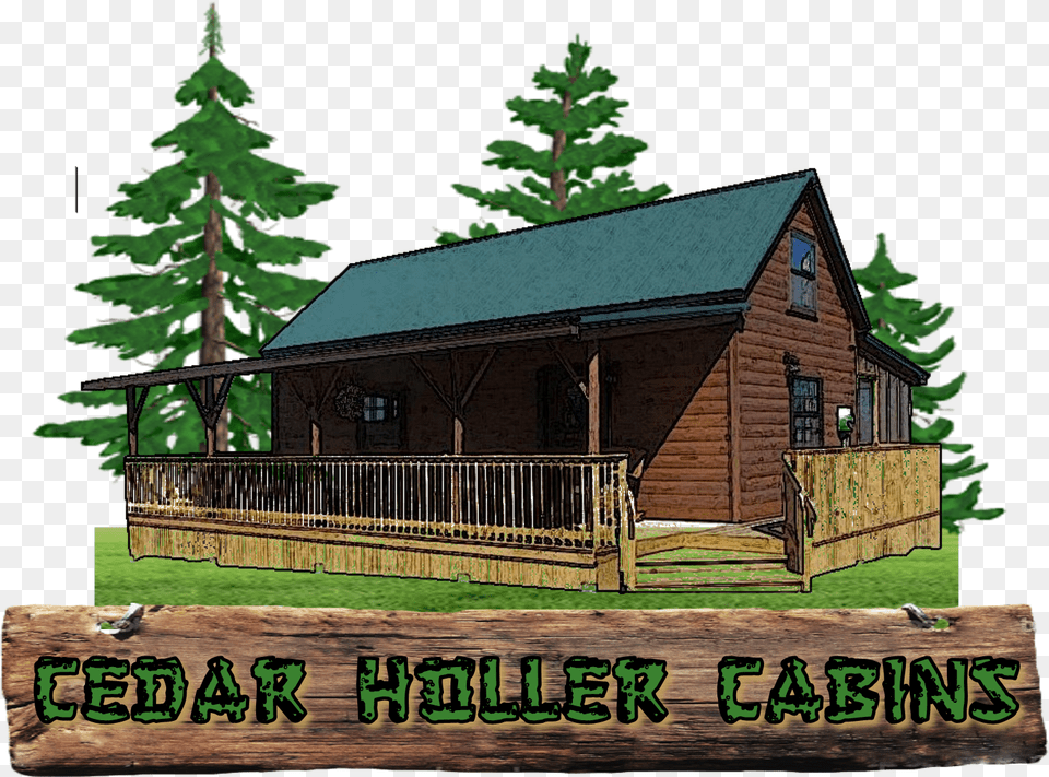 Pine Tree, Architecture, Building, Cabin, House Png Image