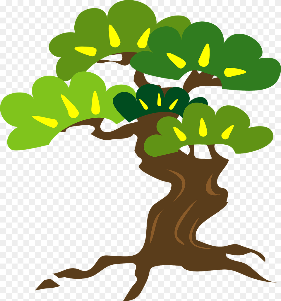 Pine Tree Clipart, Green, Plant, Potted Plant, Art Free Png Download