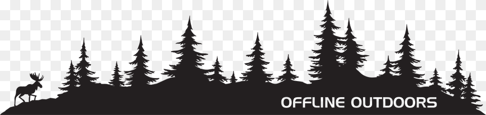 Pine Tree Forest Decals Pine Trees Decal, Plant, Stencil, Silhouette, Fir Png Image