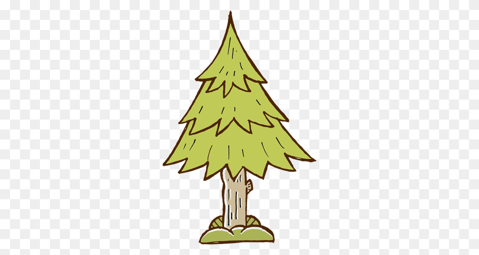 Pine Tree Icon Camping, Person, Plant, Lamp, Christmas Free Png Download