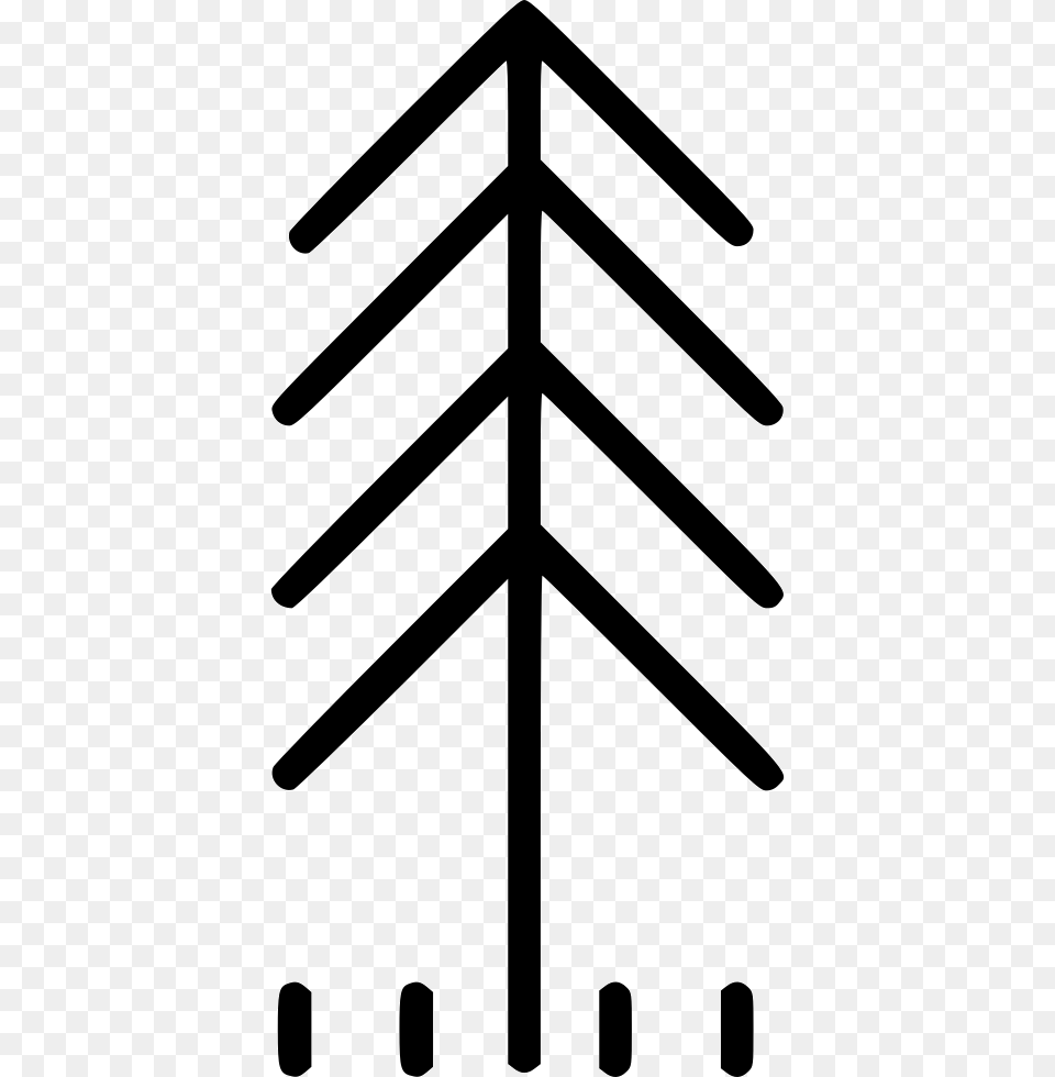 Pine Tree Pine Tree Svg, Cross, Symbol, Cable, Power Lines Free Transparent Png