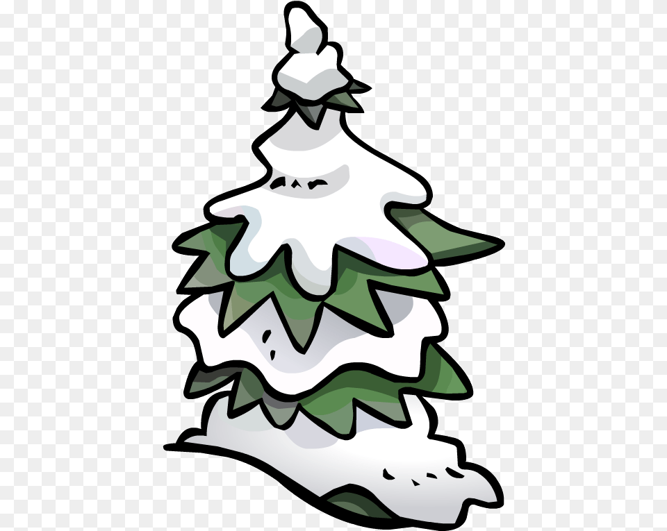 Pine Tree Snow Fort Club Penguin Tree Transparent Club Penguin Snow Forts, Christmas, Christmas Decorations, Festival, Person Png Image