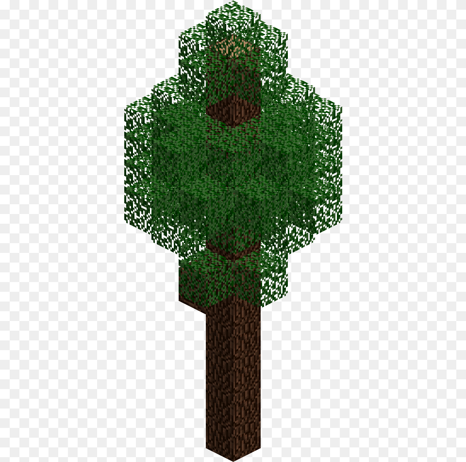 Pine Tree The Lord Of Rings Minecraft Mod Wiki Fandom Minecraft Spruce Tree Model Transparent, Green, Vegetation, Plant, Woodland Png Image