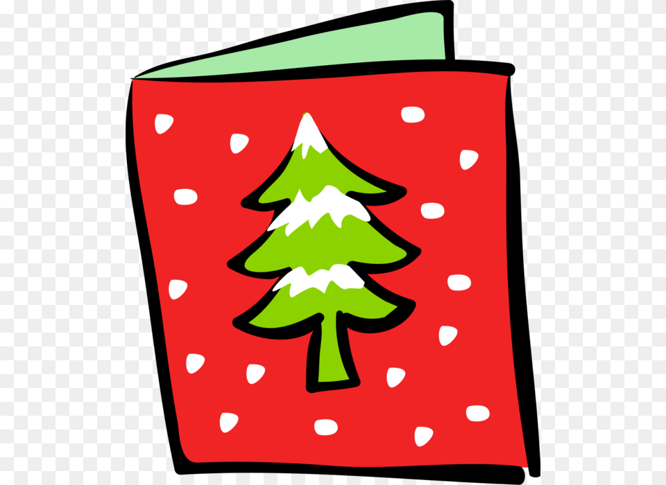 Pine Tree Vector Christmas Card Clipart, Christmas Decorations, Festival, Person Free Transparent Png