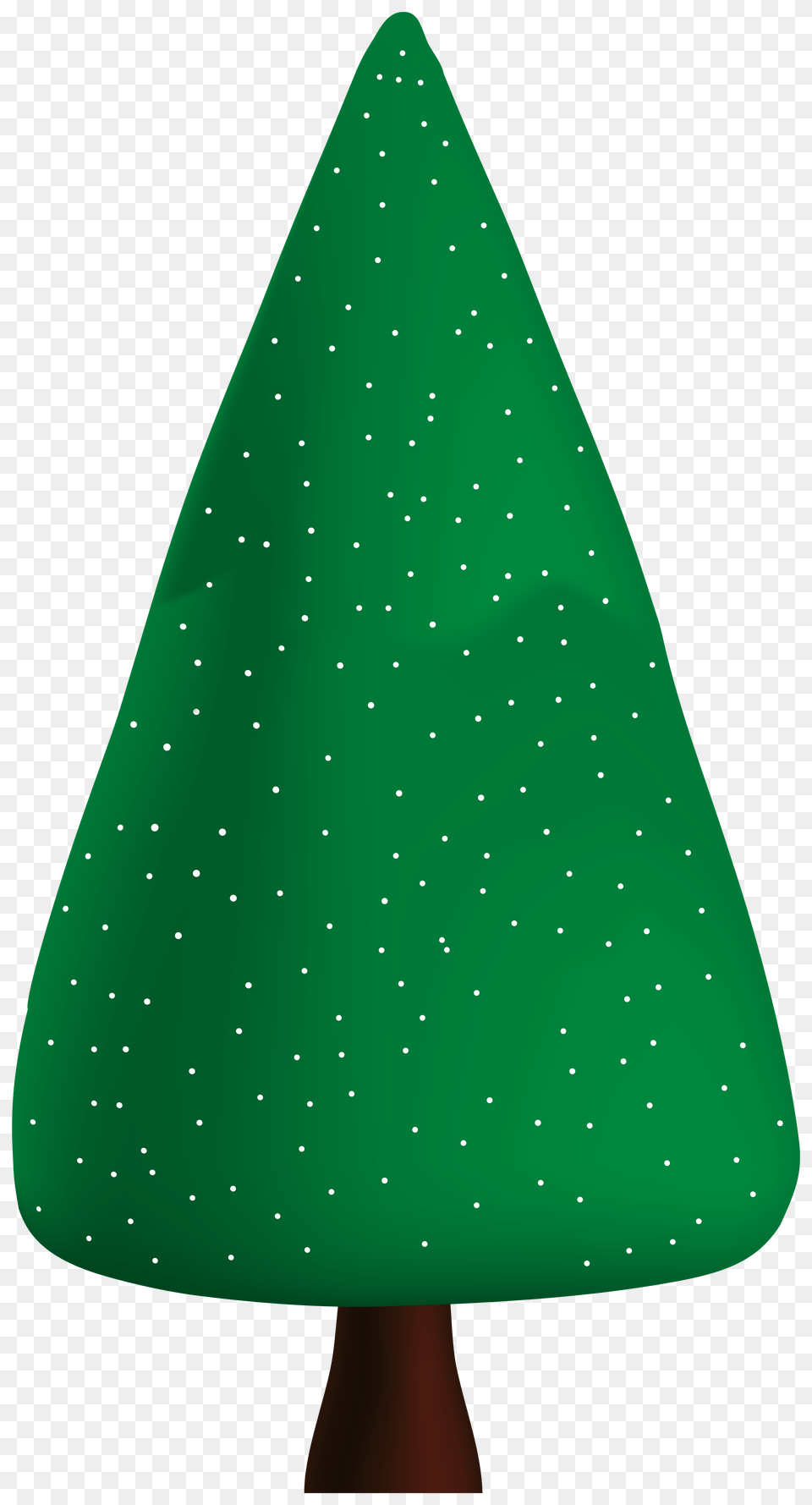 Pine Tree With Snow Clip Art, Triangle, Green, Clothing, Hat Png Image
