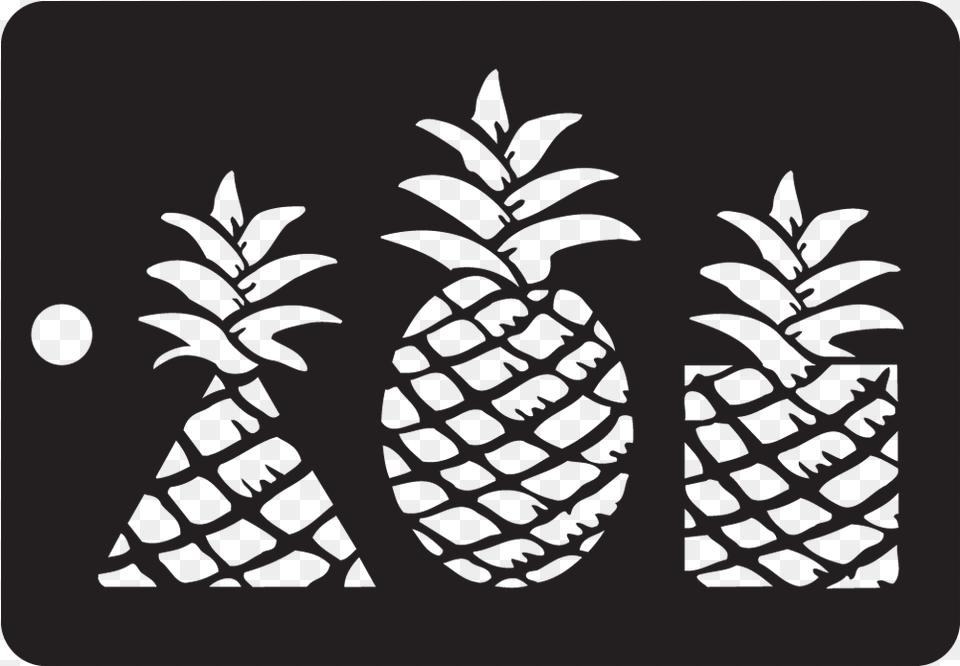 Pineapple, Stencil, Food, Fruit, Plant Png