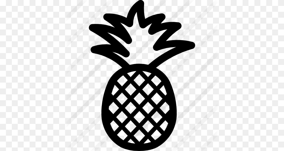 Pineapple, Gray Free Png Download